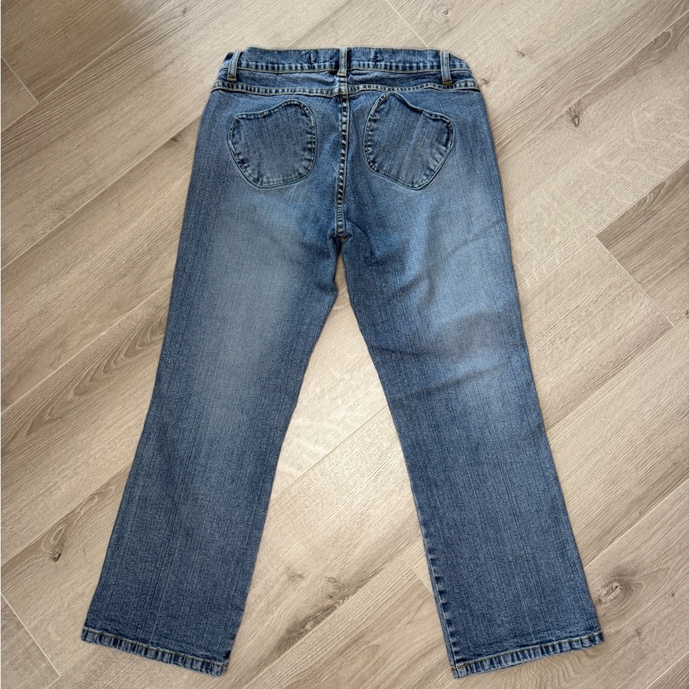 Vintage Apple Bottoms Kids 7/8 Jeans Y2K Logo Denim
